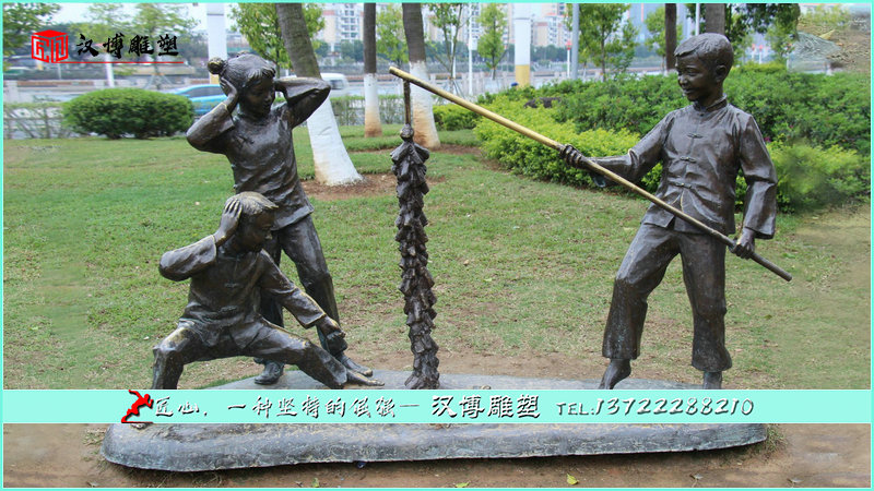 民俗文化铜雕,人物雕像定制,公园雕塑