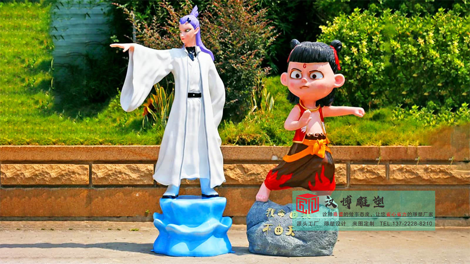 玻璃钢龙猫雕塑,室内商场商业广场雕塑,玻璃钢雕塑加工厂家