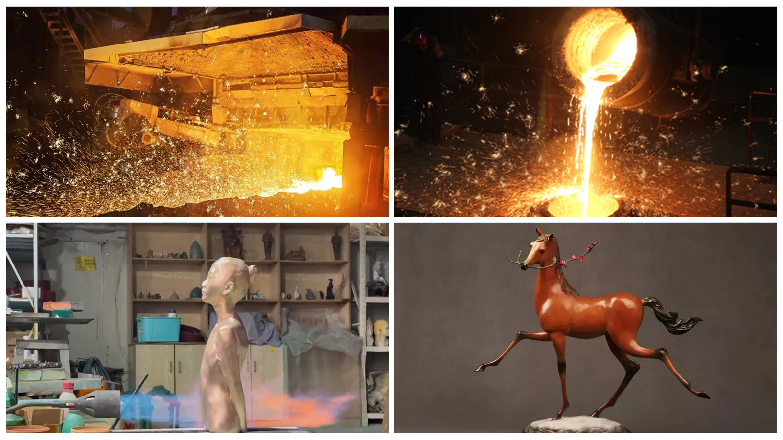 铸铜茶马古道雕塑,大型景区景观,青铜人物雕塑加工厂